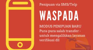 Waspada Modus Penipuan Pura-pura Salah Transfer Pulsa waspada penipuan salah pulsa