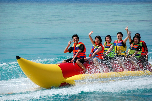 banana boat pulau tidung